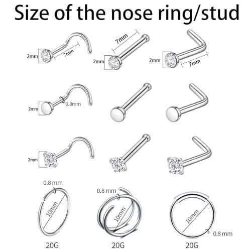 153Pcs Piercing Kit: 12G, 14G, 16G, 20G Needles & 316L Stainless Steel Jewelry for Nose, Belly, Lip, Ear & More