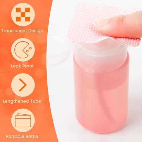 400PCS Lint Free Nail Wipes with Dispenser - Gel Nail Polish Remover Wipes with Acetone Dispenser,Lash Extensions Glue Cleaning Wipe with 1PCS Empty Pump Dispenser Bottle Nail Supplies
