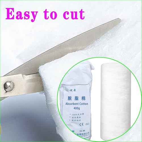 400g White Pure Cotton Roll, Absorb Well, Super Soft,Multipurpose for Makeup Removal,Wound Care£¬Applying Lotion or Powder,Nail Polish, Beauty Baby Care Pure Cotton Rolls£¬for Everyday Household Use