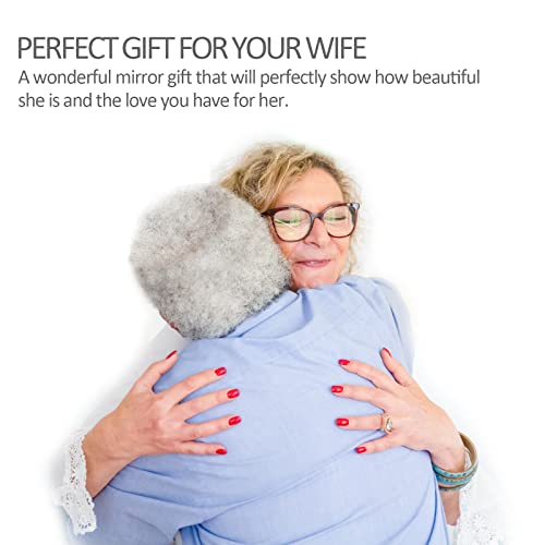 Gifts for Wife I Love You Wife Gold Compact Mirror