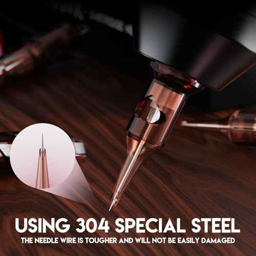 Professional Wireless Tattoo Pen Kit with 2 Batteries - Complete Tattoo Machine Set for Beginners 7 Adjustable Strokes 2.4-4.2mm 20 Cartridge Needles Rotary Tattoo Gun for Lining & Shading