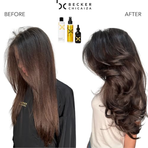 Hair Oil by Becker Chicaiza ? Certified Vegan, Lightweight, Frizz Control, Shine Enhancing Hair Oil for All Hair Types, Leaves Hair Feeling Nourished and Soft 2 fl oz