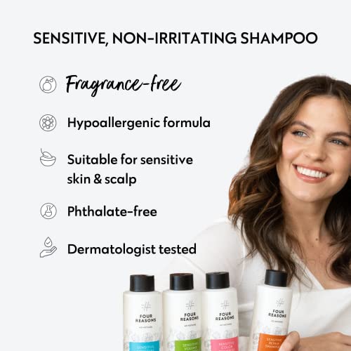 No Nothing Fragrance-Free Moisturizing Shampoo - Hypoallergenic, Unscented, Hydrating for Sensitive Scalp and Skin - Jumbo Size 33.8 fl oz