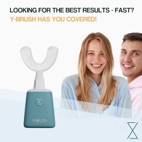 Y-Brush New 2025 Essential - Sonic Electric Toothbrush - 3 Months Battery Life with USB-C - 2 Brushing Modes - Clinically Proven - Adult