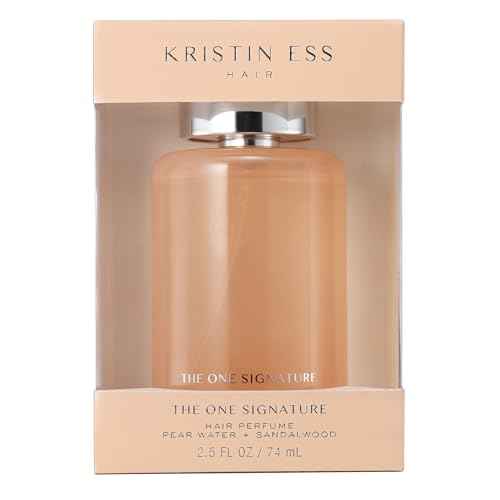 Kristin Ess One Signature Hair Perfume for Women - Pear, Sandalwood + Magnolia Fragrance - Long Lasting Scent Up to 8 Hours - Instantly Refreshing + Deodorizing Hair Spray - Freshen Hair + Body
