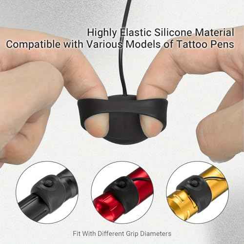 Neebol Wireless Tattoo Gun Kit, 1450mAh Battery with Ring Switch Design, Rotary Tattoo Pen, 20 Cartridge Needles, Complete Tattoo Gun Kit for Beginners and Professionals, Cordless Machine, Golden