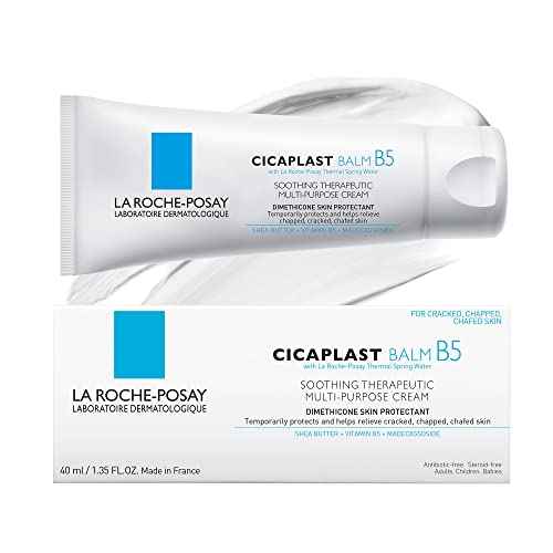 La Roche-Posay Cicaplast Balm B5, Healing Ointment and Soothing Therapeutic Multi Purpose Cream for Dry & Irritated Skin, Body and Hand Balm, Baby Safe, Fragrance Free