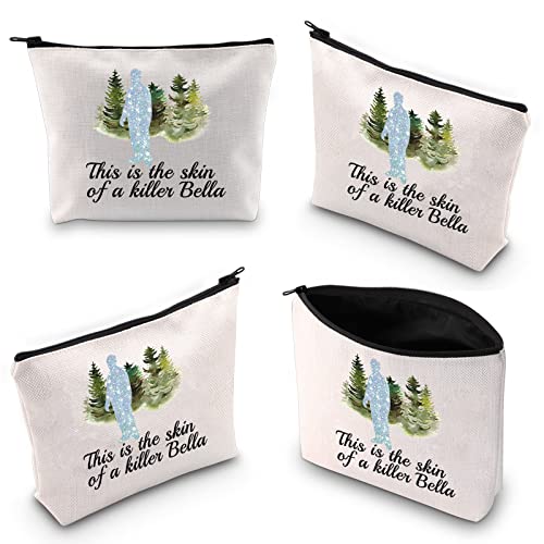 WCGXKO Movie Show Inspired Gift This Is The Skin Of A Killer Bella Zipper Pouch Makeup Bag for Fans (This is the skin)