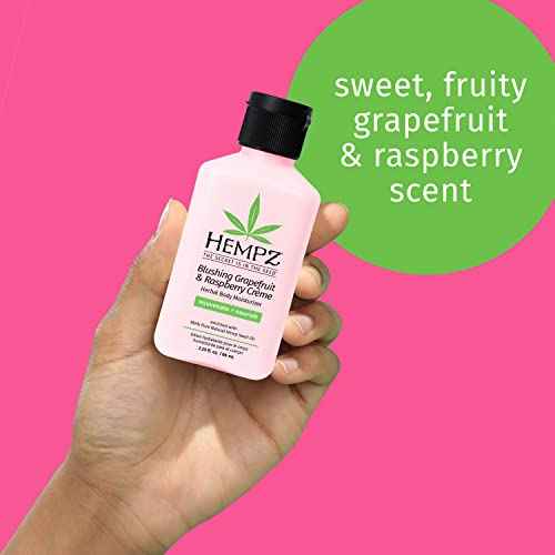 Hempz Blushing Grapefruit & Raspberry Creme Herbal Body Moisturizer Lotion - Fruit Body Cream