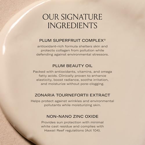 Le Prunier Plumscreen¢ç SPF 31, 2oz Broad Spectrum UVA UVB HEV Protection, PA+++