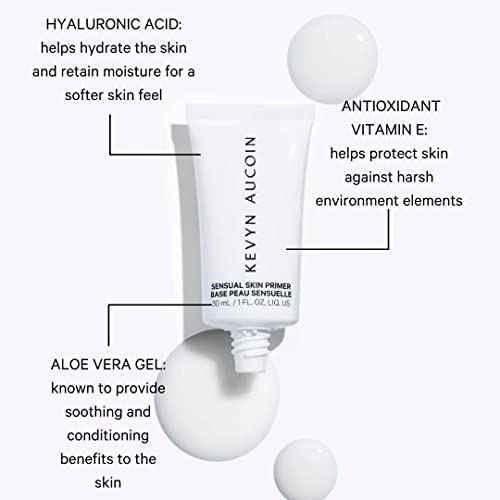 Kevyn Aucoin Sensual Skin Primer: Lightweight, Long Lasting, Creamy, Hydrates, Smooths, Fills in Pores and Fine Lines Create a smooth canvas for any look. Your makeup will last longer.