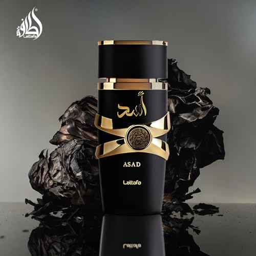 Lattafa Perfumes Asad for Unisex Eau de Parfum Spray, 3.4 Ounce