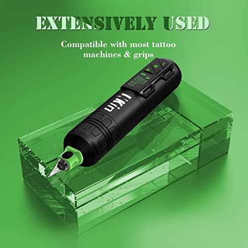 INKin Kelly 80Pcs Finger Ledge Assorted Tattoo Cartridges Needles 3RL 5RL 7RL 9RL 11RL Round Liner #10 Bugpin Mix Kit L-Taper with Membrane Tattoo Machine Pen Supply