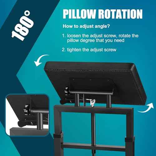 POARMEEY XXL Tattoo Armrest Stand Adjust Height by Hydraulic System Red Spider Design for Professional Tattoo Equipment Supplier