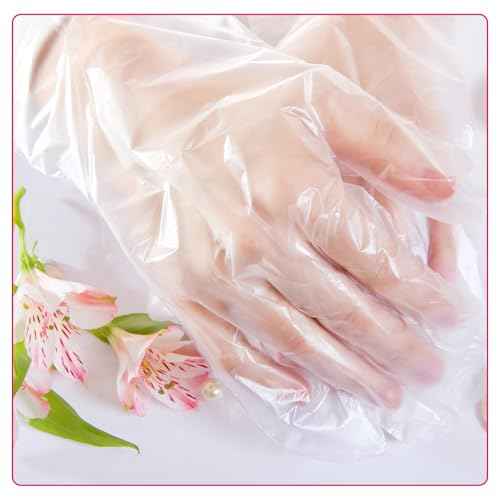 200 PCS Disposable Paraffin Wax Liners for Feet and Hand, Plastic Hand and Foot Bags Hot Wax Therapy