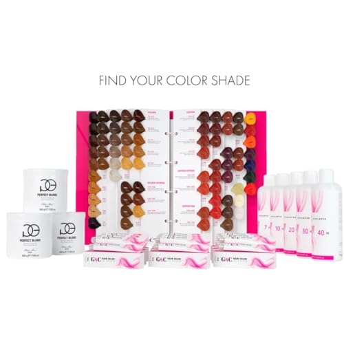 Gel & Cream 5 Volume Professional Lightening System Peroxide Developer with Collagen, Gentle on Sensitive Scalps, Italian-Made Hair Care, Hydrating & Nourishing, 33.8oz (1L) for Salon & Home Use