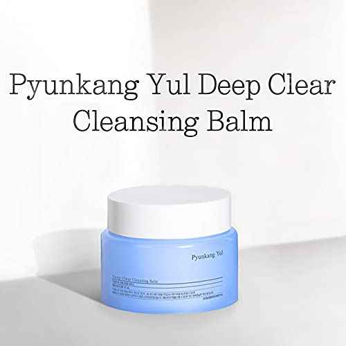 Pyunkang Yul PKY Deep Clear Cleansing Balm, All in One Facial Cleanser for Heavy Makeup Removal, Moisturized Finish with Plant Based Oil, Korean Skincare (3.38 Fl.Oz, 100ml)