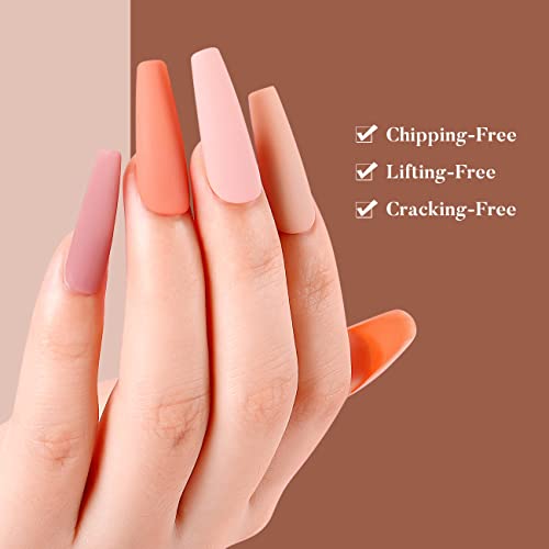AIMEILI Valentine's Day Gel Nail Polish Set, Natural Skin Tone Nude Pink Color Gel Polish Soak Off Nail Gel Kit Gifts for Mother's Day Set Of 6pcs X 10ml - Kit Set 30