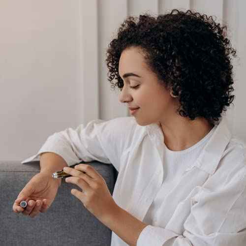 10ML Essential Oil Roller Bottles, 6 Pack Amber Oil Roller Bottles for Essential Oils, Roll on Bottle with Stainless Steel Balls(6 Labels, Opener, Funnel, Dropper Included)