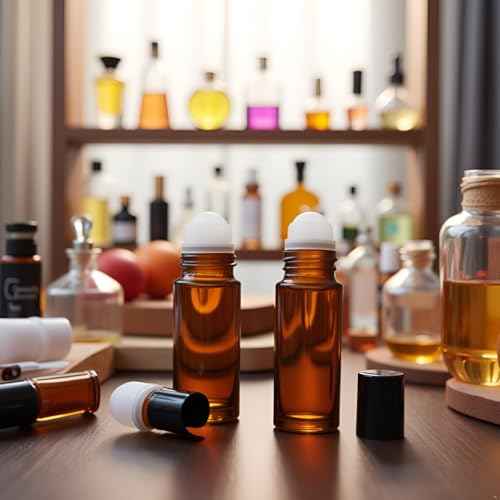 2Pcs 50ml Brown Glass Essential Oil Roller Bottles,Perfume Roller,Refillable Roll on Bottles Container Empty Deodorant Rollerball Beauty Personal Care Tools for Fragrance Cosmetics