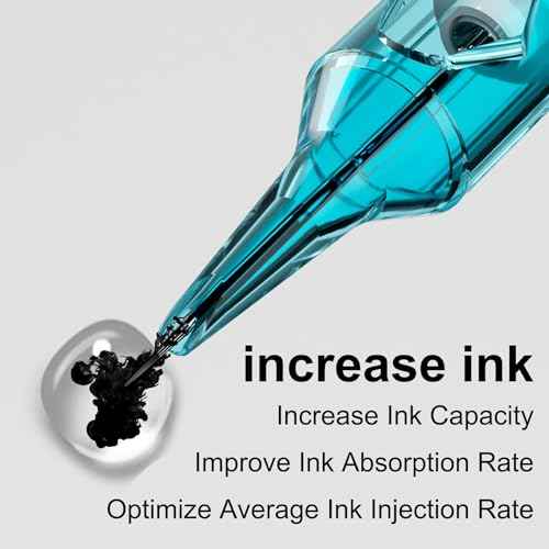 BIGWASP X Tattoo Cartridge Needles 1214RL - 20Pcs 14RL #12 Standard 0.35mm 14 Round Liner Disposable Tattoo Needles for Rotary Tattoo Machines