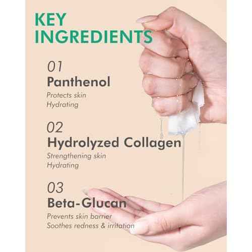 DERMAL Green Tea Collagen Essence Facial Mask Sheet 23g Pack of 10 - Hydrating and Soothing for Sensitive Oily Skin, Revitalize Dull Skin, Daily Skin Treatment Solution Sheet Mask