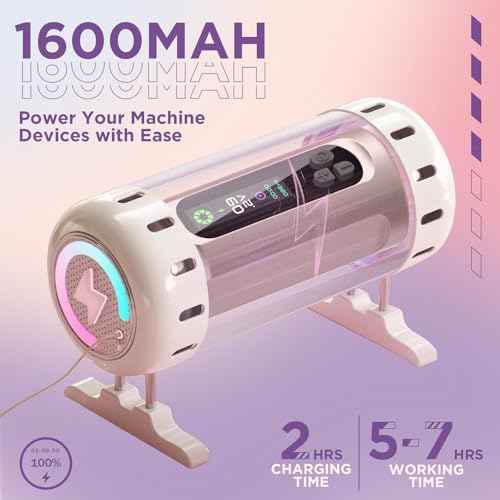 Wireless Tattoo Machine 2.0-3.5mm 6 Strokes Gun Pen with Brushless Motor 1600mAh Battery for SMP Tattoo Eyebrows Lip Hairstrokes Brow Professional Tattoo Artist Supply Rose Golden (DIVA) 180g