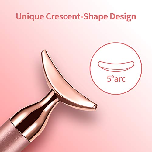 2-in-1 Face Massager Roller Electric Face Roller, 3D Roller and Crescent-Shape Face Massager Kit for Face Skin Care Tools