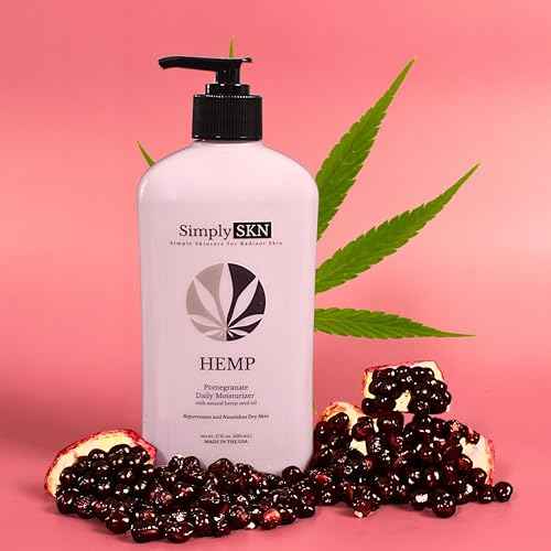 Pomegranate Hemp Daily Moisturizer - 17 fl. oz. - Made in USA
