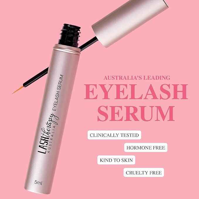 Lash Therapy Australia Eyelash Growth Serum – Enhance, Boost & Grow Lashes | Longer, Thicker, Fuller & Naturally Curled Lashes (5ML)