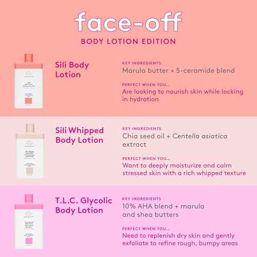 Drunk Elephant Sili Body Lotion - 240 ml/8 fl oz - Lightweight Daily Lotion - Clean Clinical Skincare - Cruelty-Free - Dermatologist Tested - Free of Essential Oils, Silicones, and Fragrance