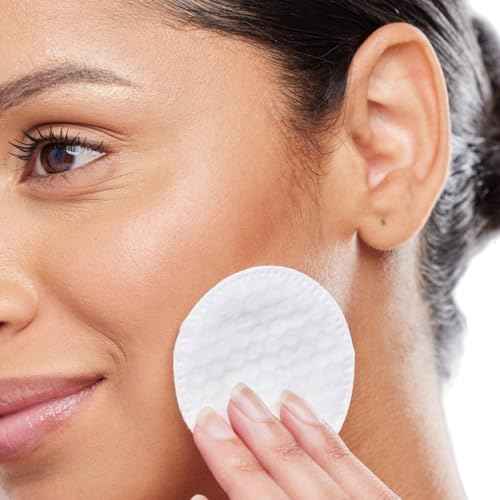 Intrinsics Cotton Naturelles (80 Count) - 2¡± Medium-High Absorbency Cotton Rounds, Lint-Free Hypoallergenic Cotton Pads, for Makeup Removal, Cleansing & Cosmetic Application