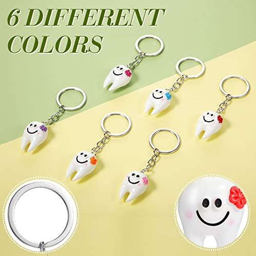 36 Pcs Dental Hygienist Gifts - Makeup Bags, Hair Scrunchies, Tooth-Shaped Key Chains, Hair Holder for Women and Dental Assistants