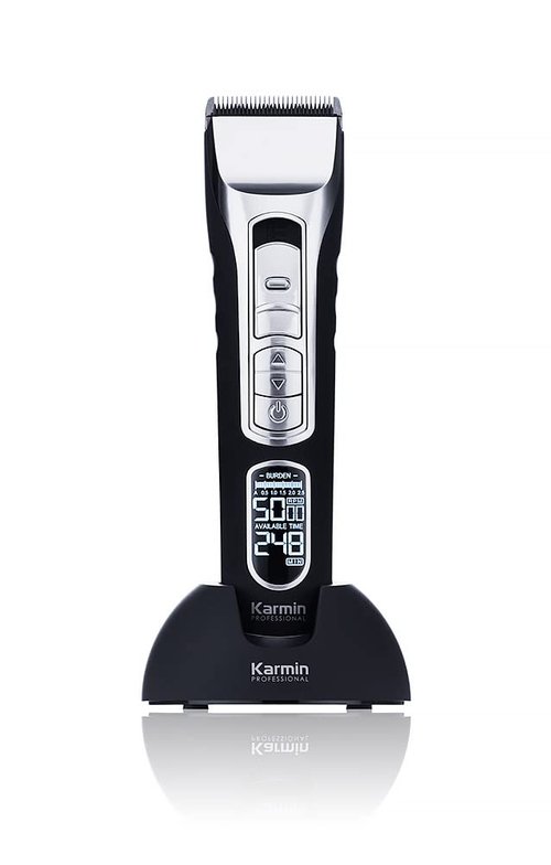 KARMIN T70 Professional Cordless Hair Clippers for Men, Beard Trimmer, Mustache, Haircut Tool, Ceramic Titanium Blades, Long Life Battery Operated, Rechargeable, Personal Grooming Barber Supplies