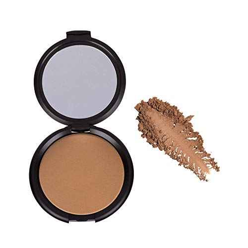 Elizabeth Mott Whatup Beaches Matte Bronzer Powder & Contour for Face, Long-Lasting Natural Sun-Kissed Bronzing Finish for All Skin Tones, Buildable Pressed Compact Makeup, Vegan & Cruelty-Free (10g)