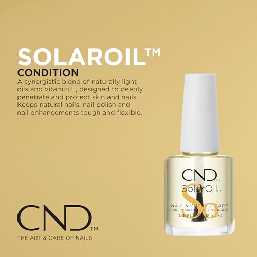 CND¢â CARE.CONDITION.COAT¢â KIT ? Nail Strengthener, Cuticle Cream & Oil - Strengthener RXx, Cuticle Eraser & SolarOil - 3-Piece Nail Treatment