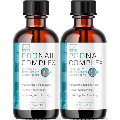 (2 Pack) Pronail Complex - Original Formula Toenail Treatment Pronail Complex Liquid Drops Premium Formula Extra Strength, Pro Nail Complex Oil Liquid Drop All Natural Support, 2 Bottles for 2 Months