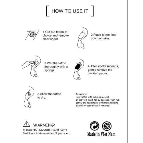 8Sheet - 110PCS Mermaid Temporary Tattoos for Kids ? Cartoon Fake Tattoos Stickers for Birthday Party Favors, Gifts, DIY Decoration & Fun Activities ? Waterproof & Skin-Safe (Mermaid)