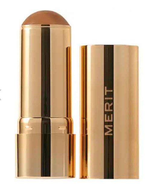 MERIT Bronze Balm Sheer Sculpting Bronzer 0.44 oz / 12.5 g (Clay - light skin, standard)