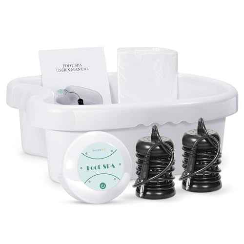 Ionic Foot Bath Detox Machine, Ion Cleanse for Home Use, Salon, Beauty SPA Club (2 Arrays, 100 Liners) Green