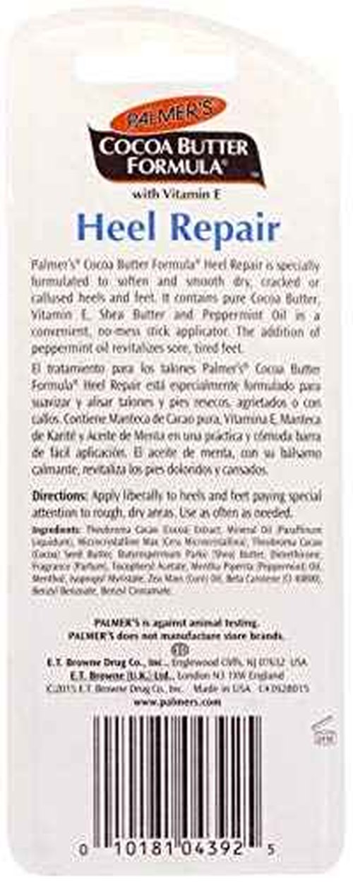 Palmer's Cocoa Butter Formula Heel Repair Stick, 0.9 Ounce (Pack of 6)