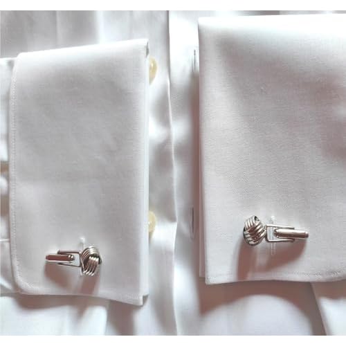 LeCalla 925 Sterling Silver Cufflinks for Men | Grooms Wedding Cuff-Links | Formal Shirt Cufflinks Accessories | Gifts for Dad, Groom, Husband, Father¡¯s Day & Business Events