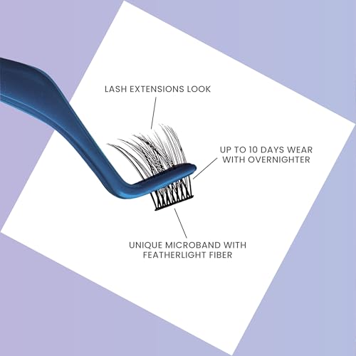 KISS Falscara DIY Eyelash Extension Remover with Natural Rosewater ? Gentle Soothing Nourishing Eye Cleanser for Removal of Artificial False Synthetic Eyelashes, Lash Wisps, and Bond & Seal Adhesive