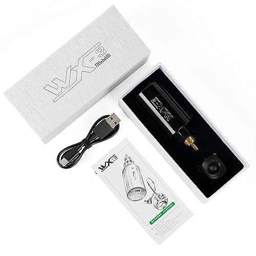 Dragoart WX-3 Plus 1450mAh Wireless Tattoo Power Supply for Tattoo Machine, 5-12V Ring Switch, LED Digital Display Battery Pack