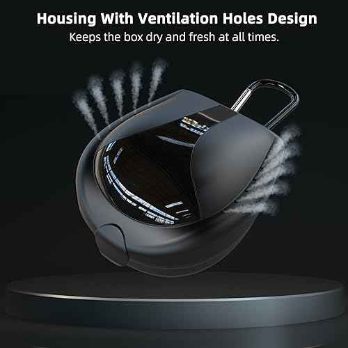 ARGOMAX Sports Mouth Guards Case, 1 Piece Sports Braces Case with Carabiner, Football Mouthguard Case, Black.