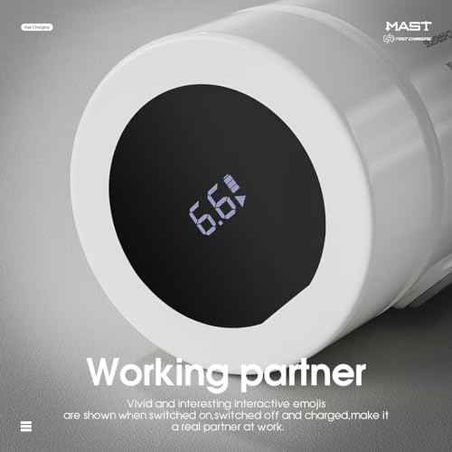 Mast Tattoo Flyb Wireless Tattoo Battery Power Supply for Tattoo Pen Machine, Cordless RCA Jack, Fast Charger Tattoo Battery
