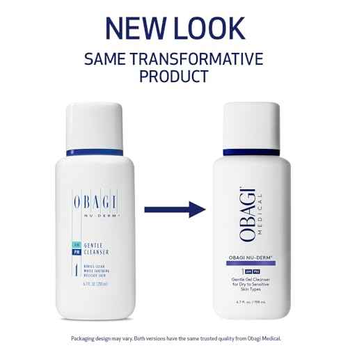 Obagi Medical Nu-Derm Gentle Face Cleanser for Normal to Dry Sensitive Skin ? Daily Facial Cleanser Gently Removes Dirt, Oil, Makeup & Impurities