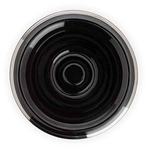 MÜHLE Black Porcelain Shaving Dish Bowl for Classic Wet Shaving