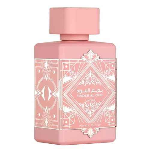 Lattafa Bade'e Al Oud Noble Blush for Unisex Eau de parfum Spray, 3.4 Ounce / 100 Ml
