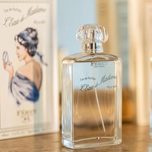 F?ret Parfumeur L¡¯Eau de Madame Eau de Parfum ? Luxury French Fragrance for Women ? Powdery Floral Perfume with Iris & Musk ? Long-Lasting, Made in France, 100mL